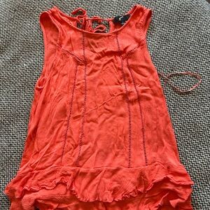 GNW Vibrant Red Sleeveless Tank Dress